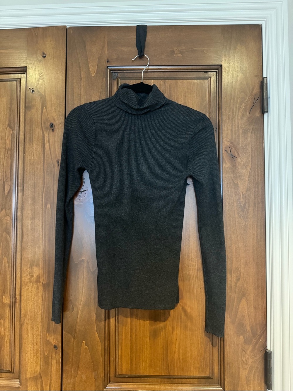 Classic dark grey Turtleneck Sweater - Women